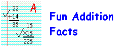 Fun Addition Facts